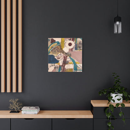 In your service, canvas prints, black wall