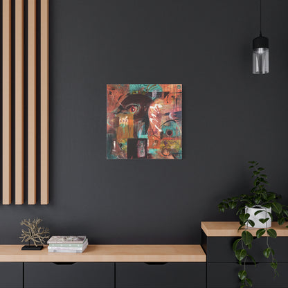 Inside your mind, wall art, black wall