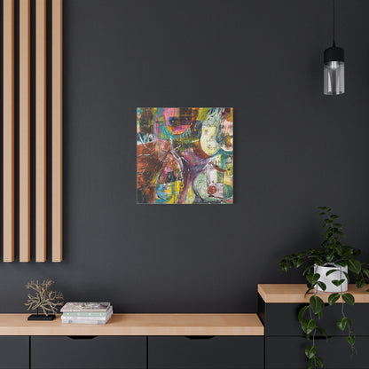 Masquerade, canvas prints, black wall